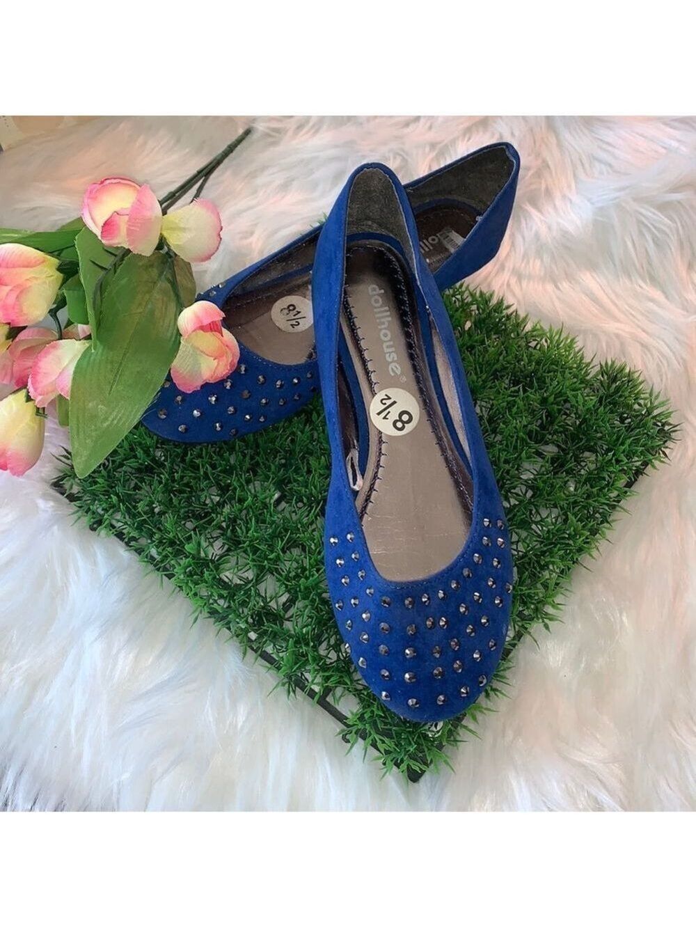 Dollhouse Flat Shoes With Sparkle
